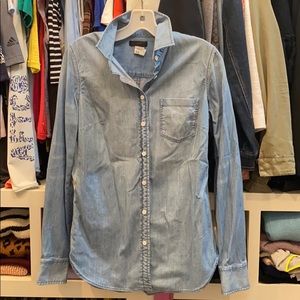 J. Crew Denim Button Up